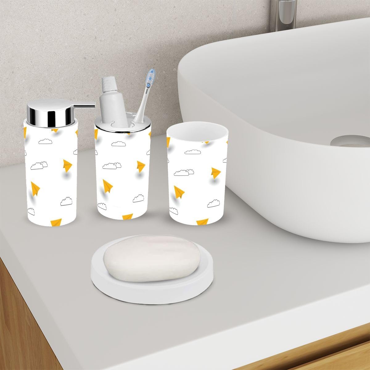 Stylish Bathroom Accessories Set
