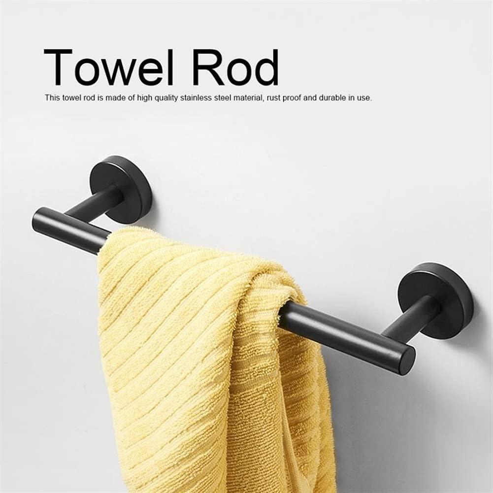 Black Stainless Steel Towel Rail for Bathroom Storage