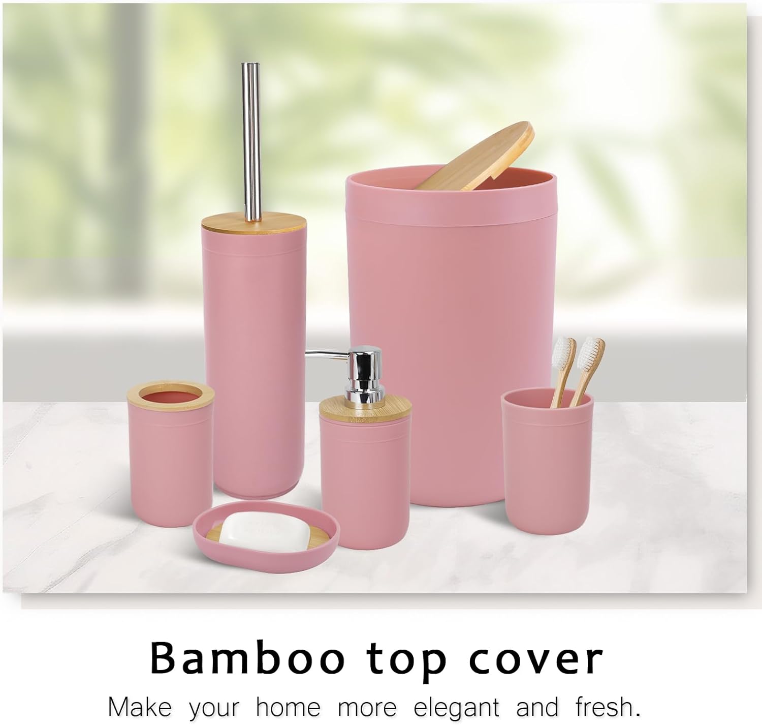 CERBIOR 6-Piece Bathroom Accessory Set