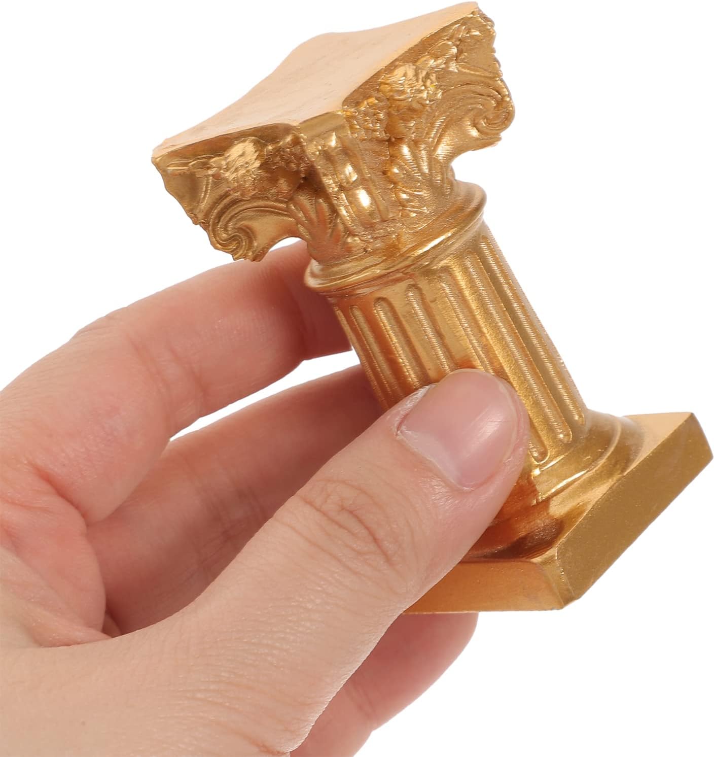 Happyyami Roman Columns 3 piece Candlestick Holders made of Resin