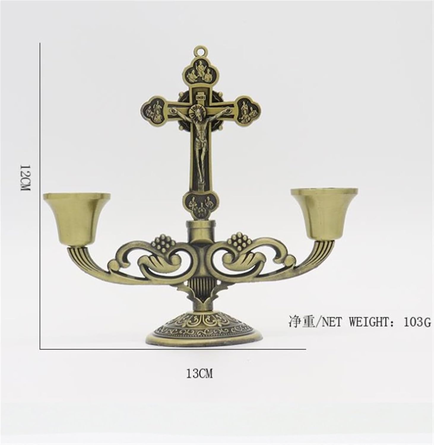 UWEREBFM Candle Candlestick Holder 3 Arms