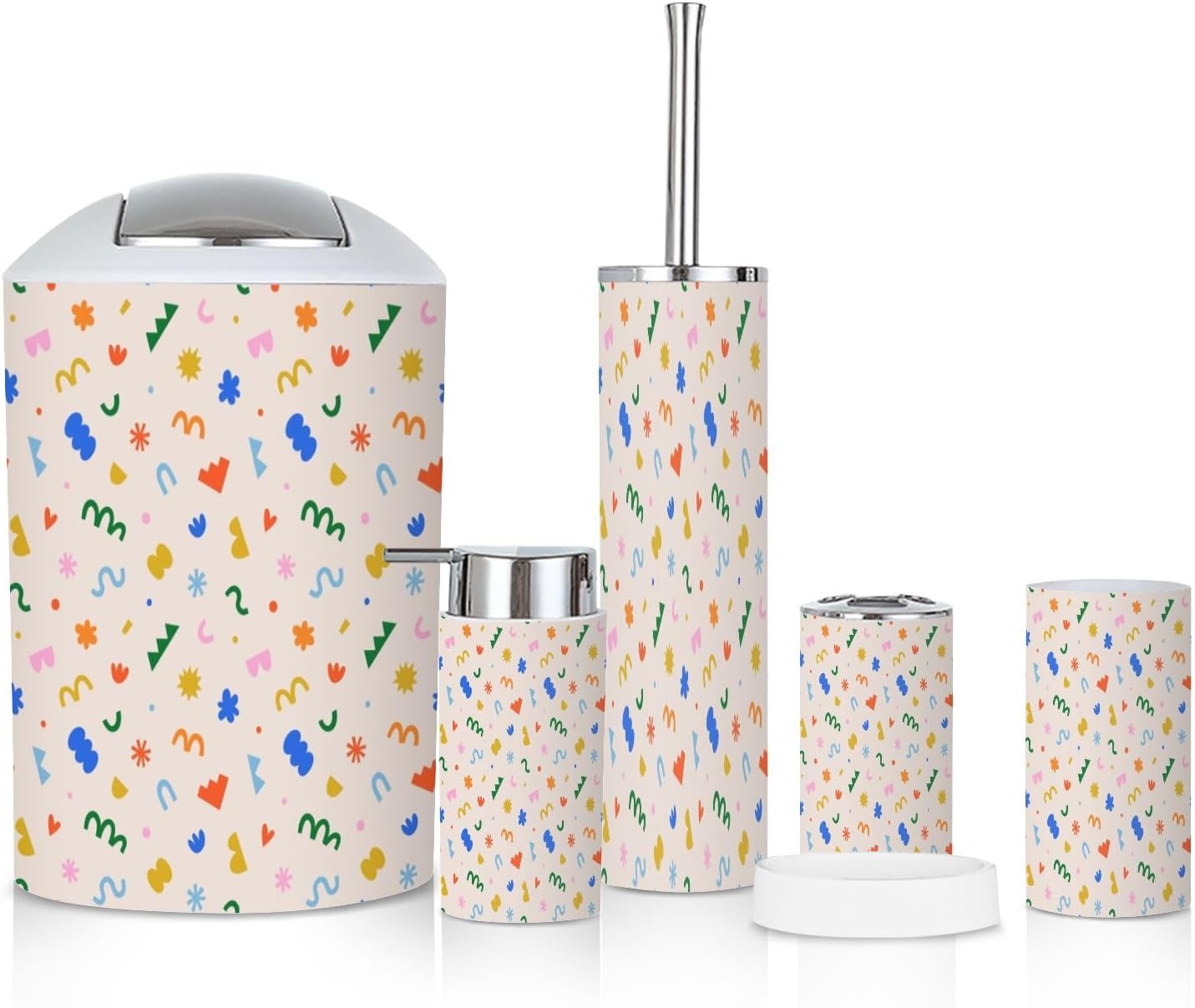 Ergonomic Modern Bathroom Set for Compact Spaces