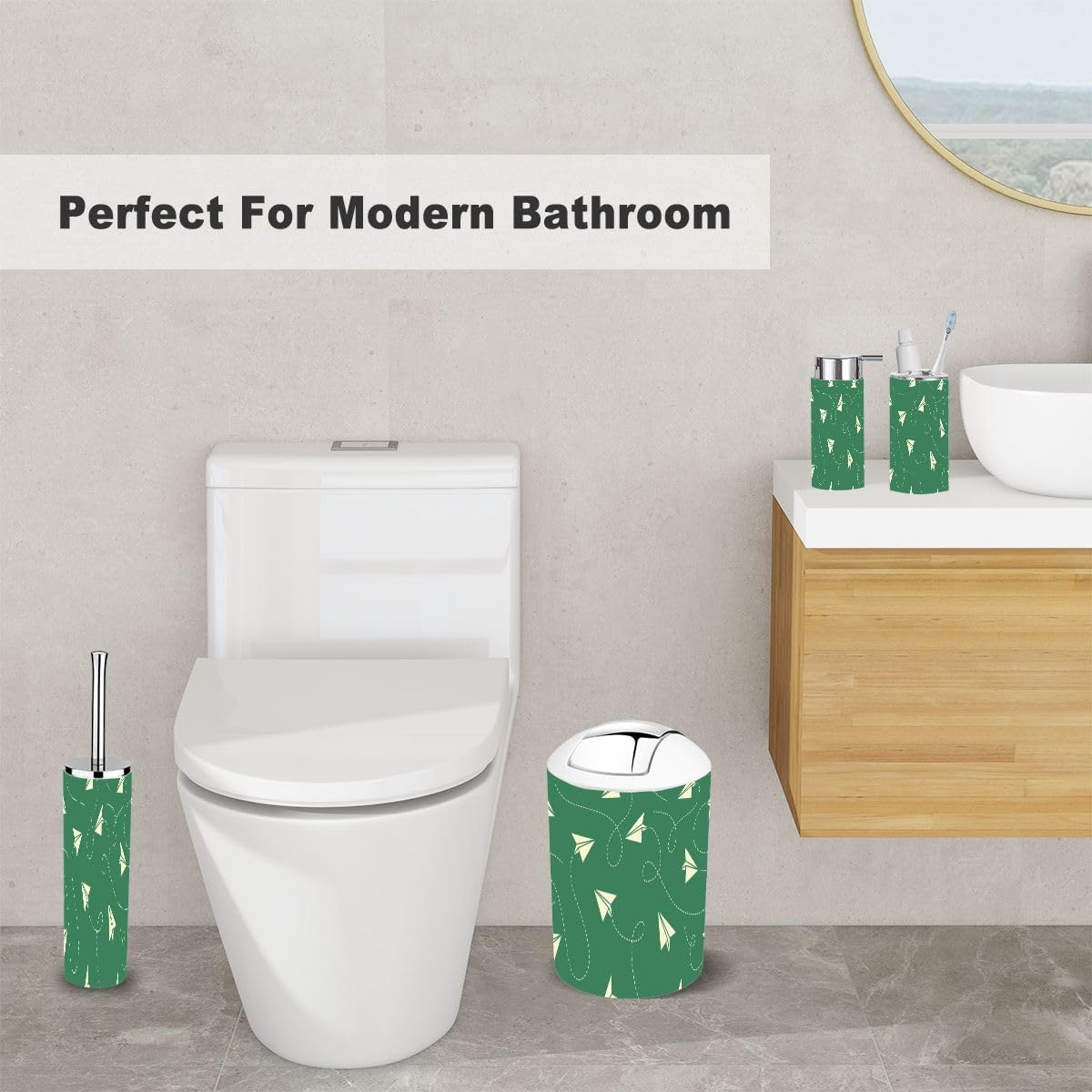 Bathroom Organizing Kit 6-Piece Set Perfect for Tidying Up