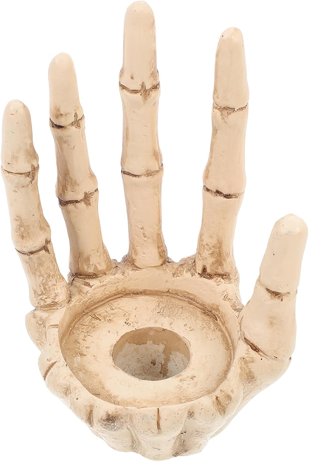 Gothic Skull Hand Candle Holder for Halloween