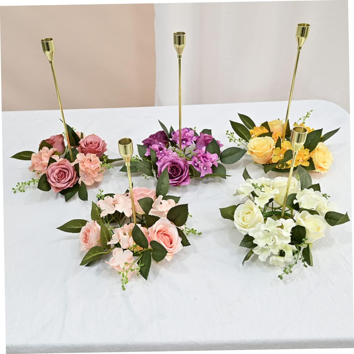 BAKOEXQUISITE - 5-Piece Candlestick Napkin Rings