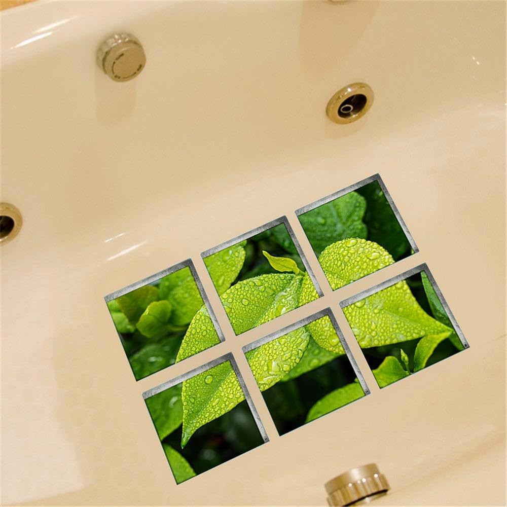 Non Slip Bathtub Stickers Square for Adults 59x59 Inch x 6pcs