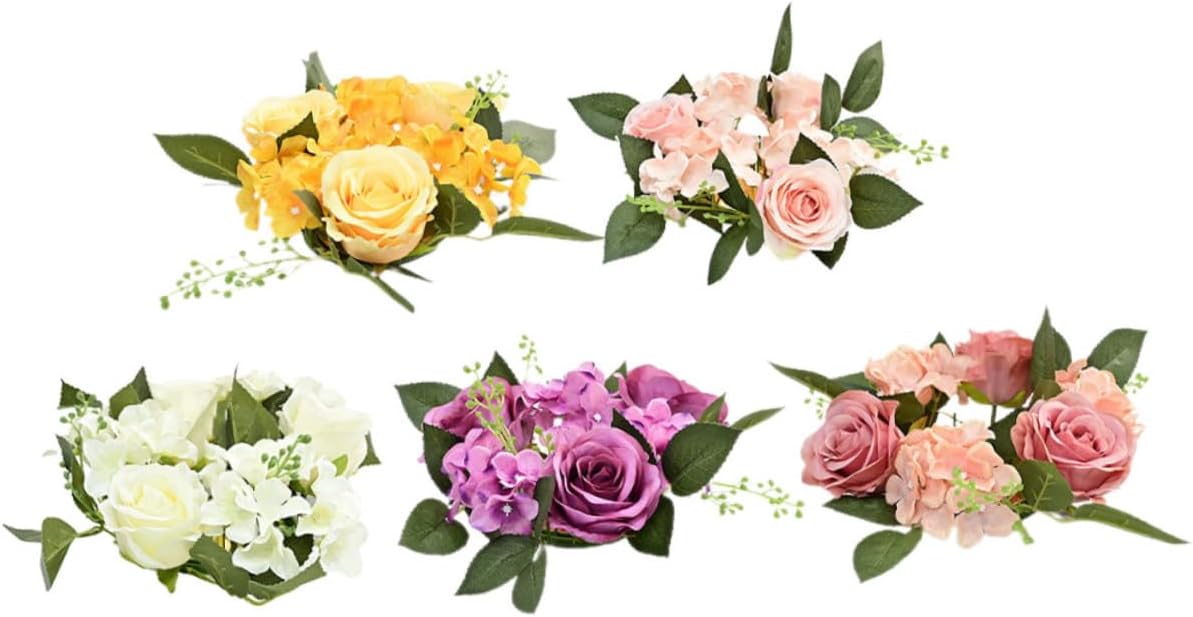 BAKOEXQUISITE - 5-Piece Candlestick Napkin Rings