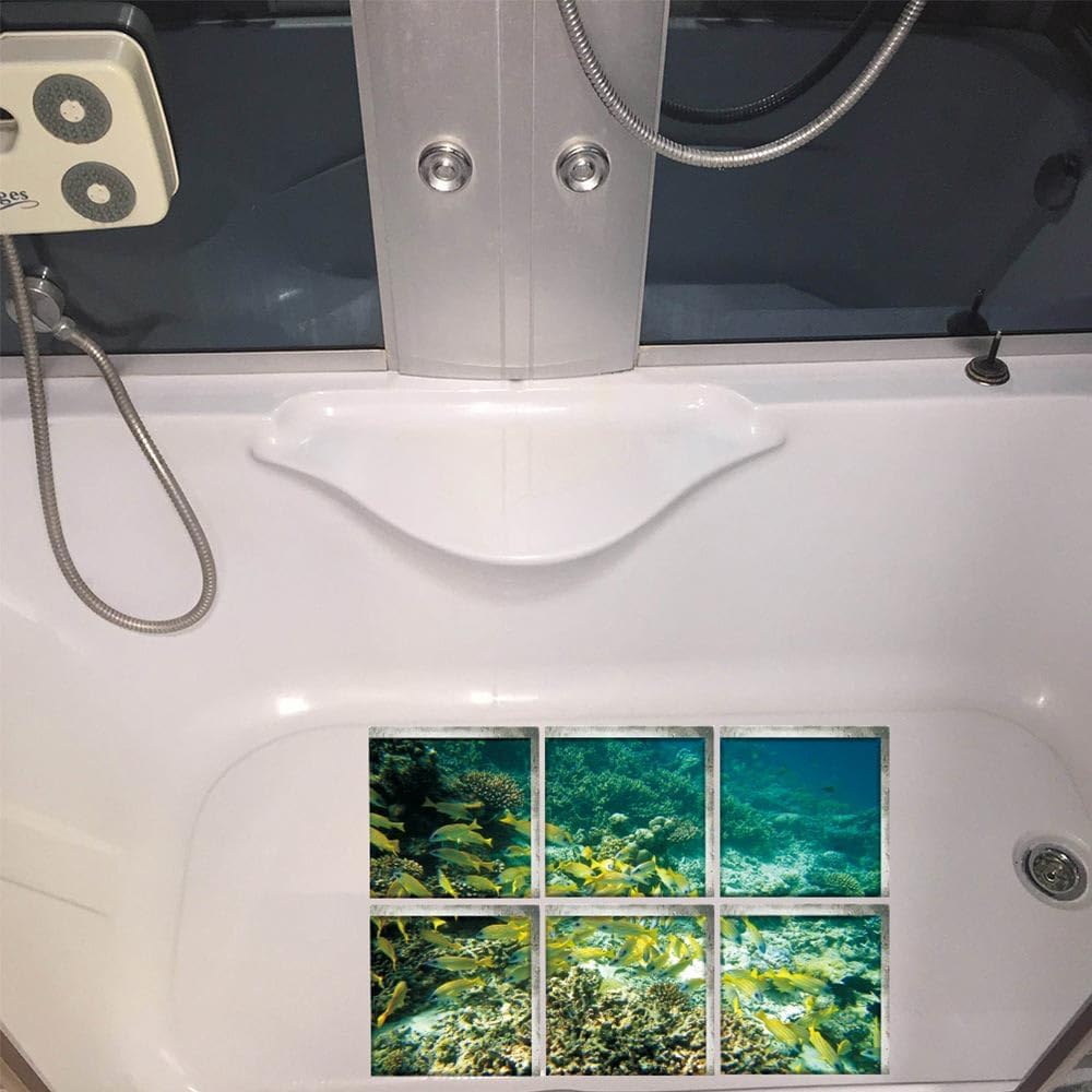Non-Slip Bath Sticker for Kids Durable Marine Design