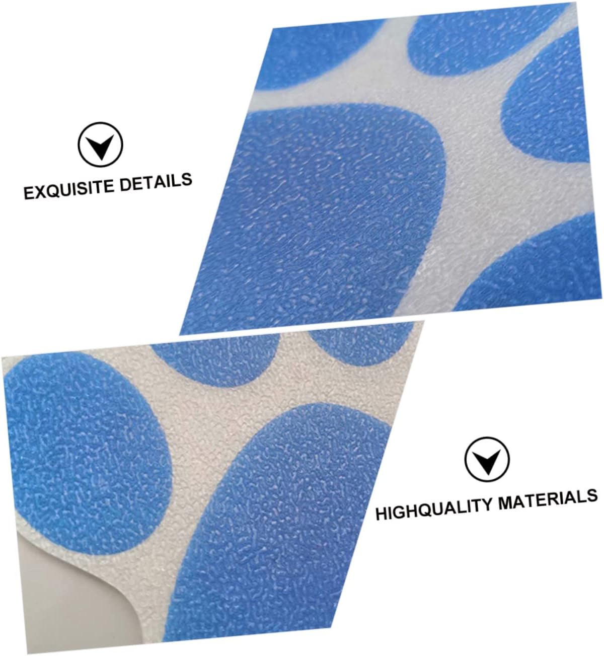 6Pcs Bathtub Stickers Non Slip Decals for Smooth Surfaces