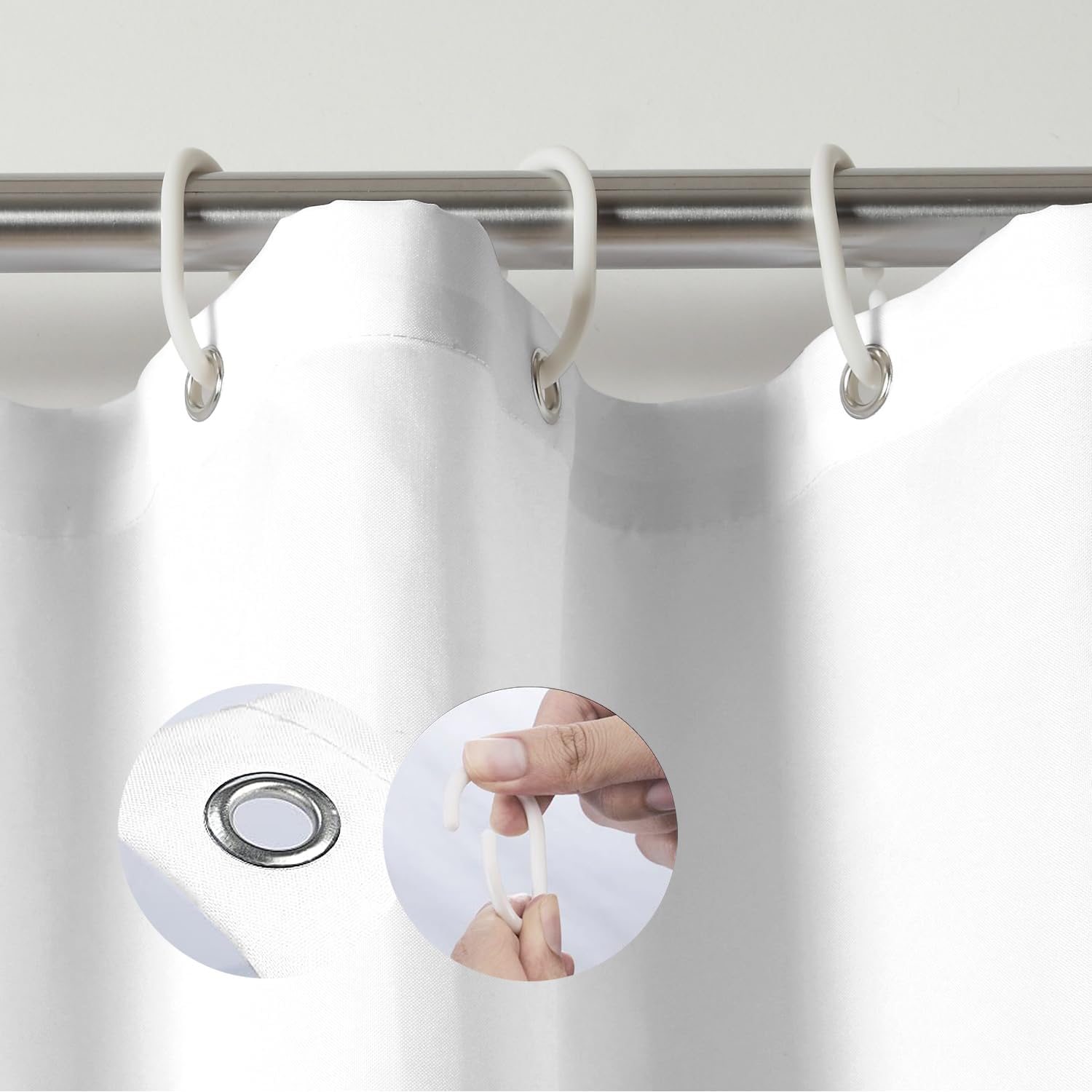 4Pcs Funny Frog Shower Curtain Set with Bathroom Mat for Home