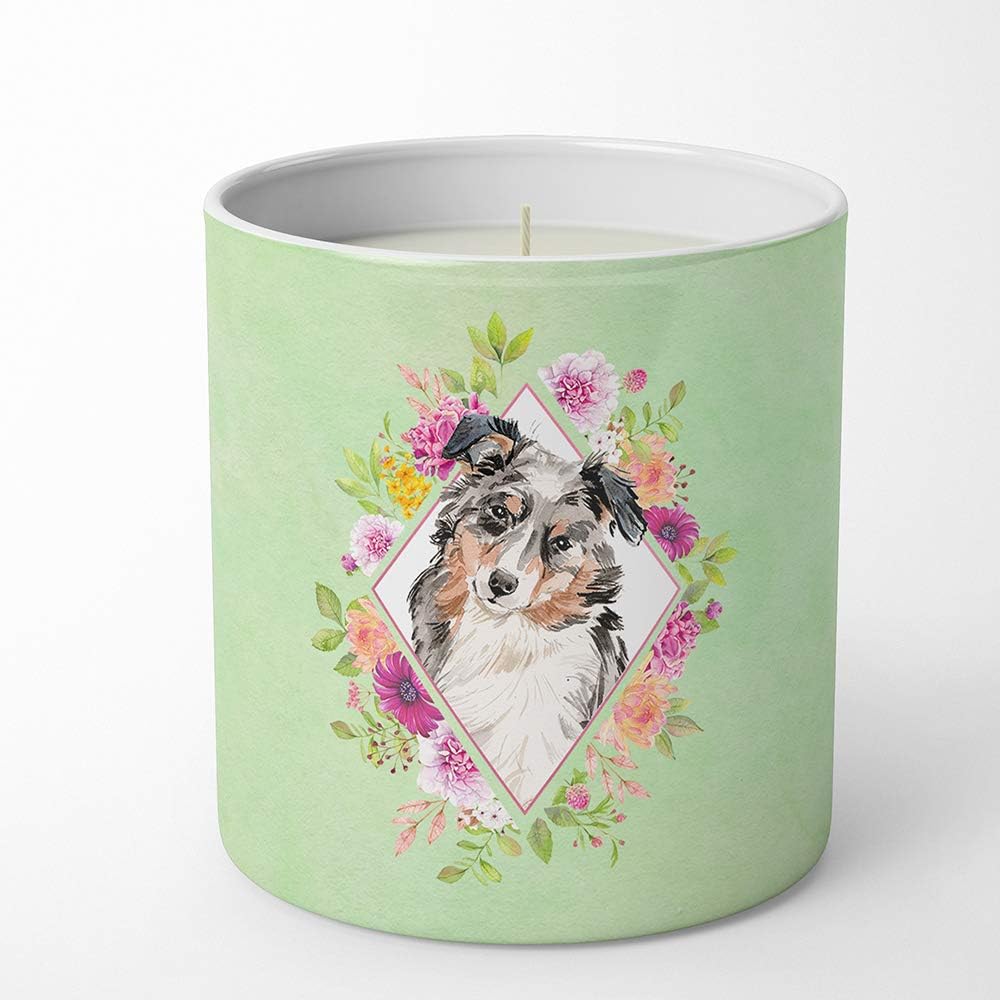 10 oz Decorative Soy Candle with a touch of elegance