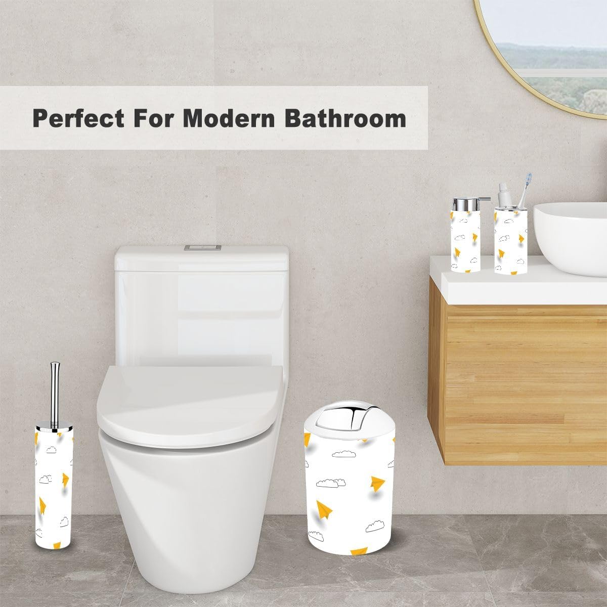 Stylish Bathroom Accessories Set