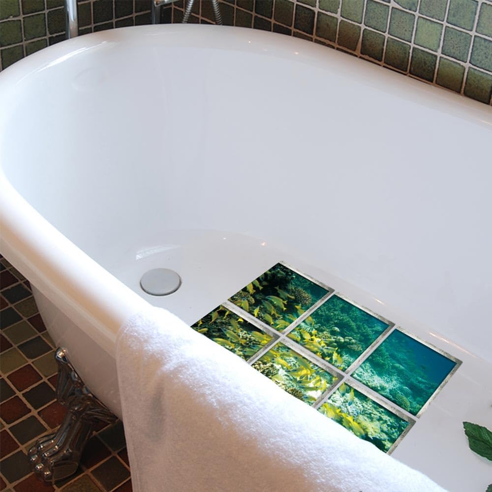 Non-Slip Bath Sticker for Kids Durable Marine Design