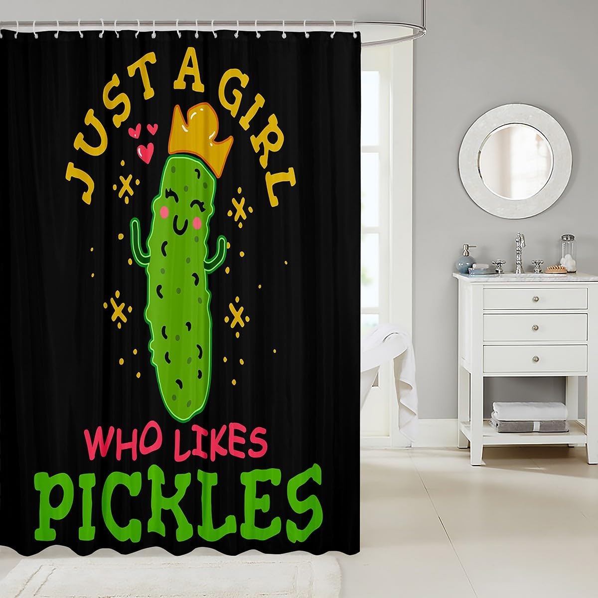 Feelyou Kids Pickles Bath curtain