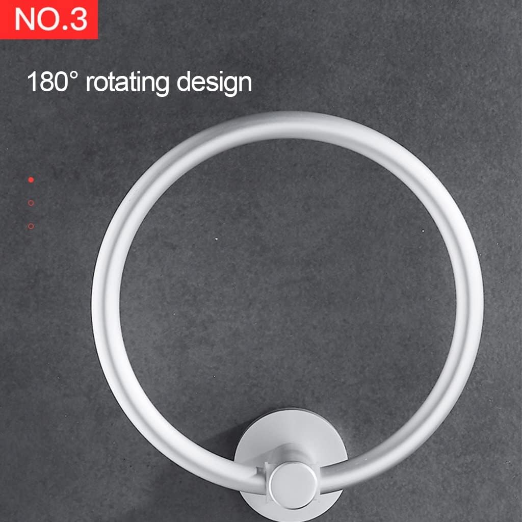 Premium Aluminum Bath Towel Holder Space-Saving Bathroom Storage