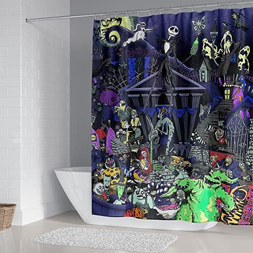 4-Piece Christmas Bathroom Set with Halloween Decor