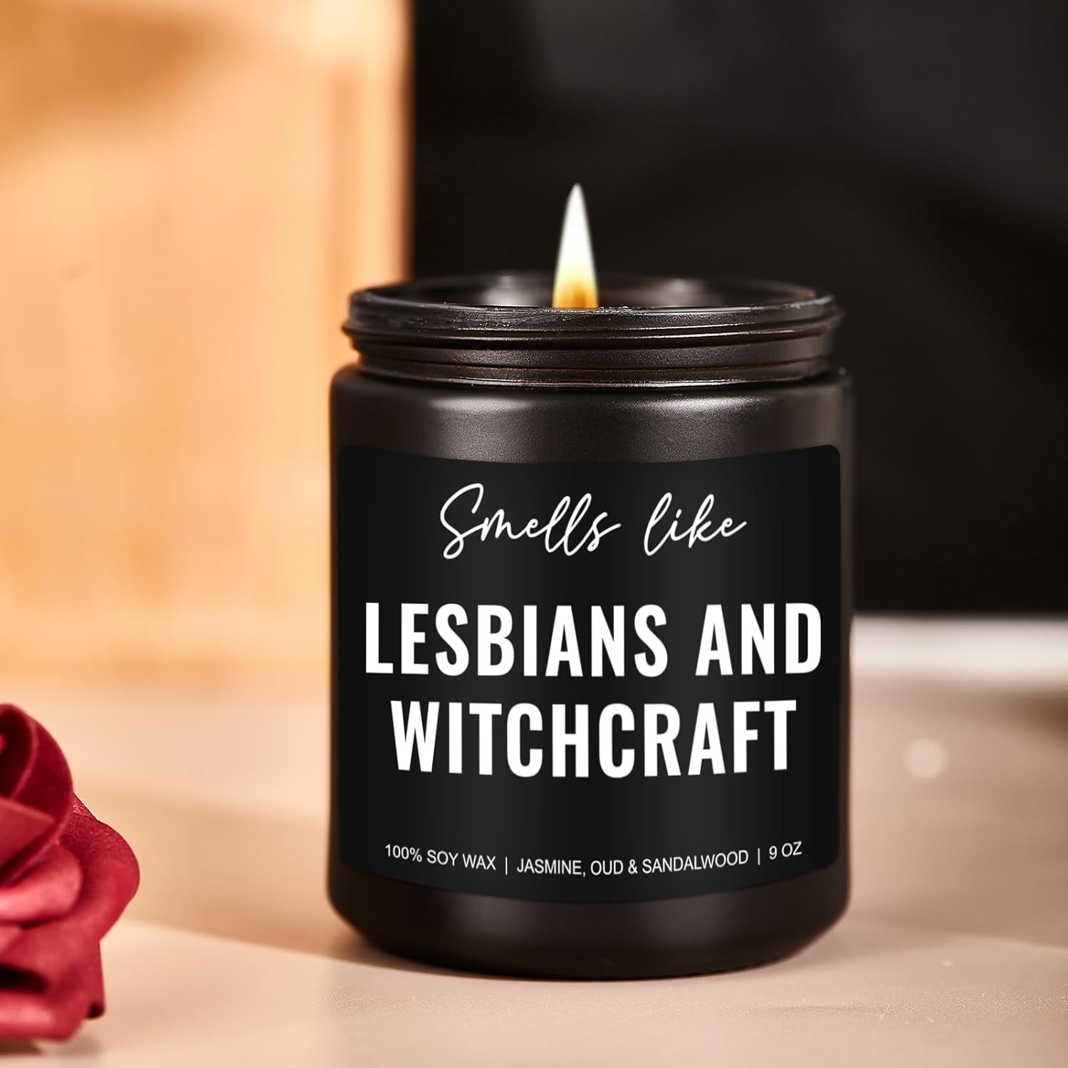 Lesbians and Witchcraft Candle - Funny Gift for Women