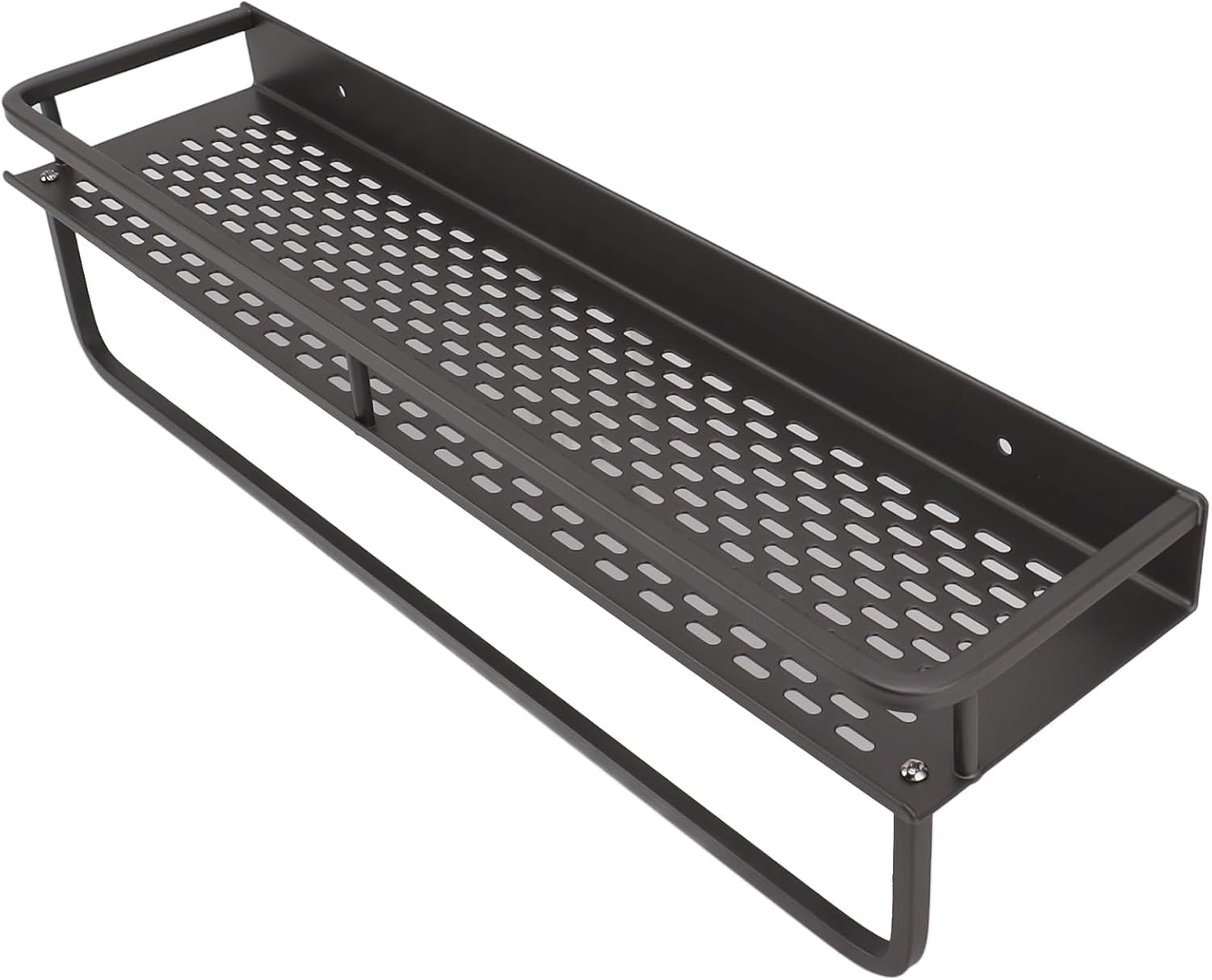 NOENNULL Easy to Install Grey Showershelf