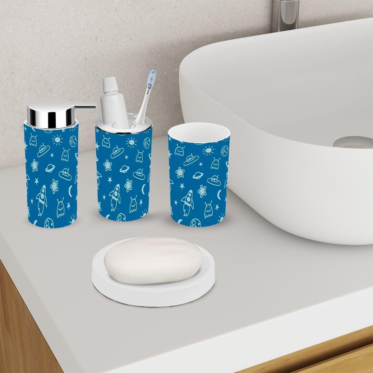 BathroomAccessoriesXNGJEMVWXOAlien Stars Set of 6
