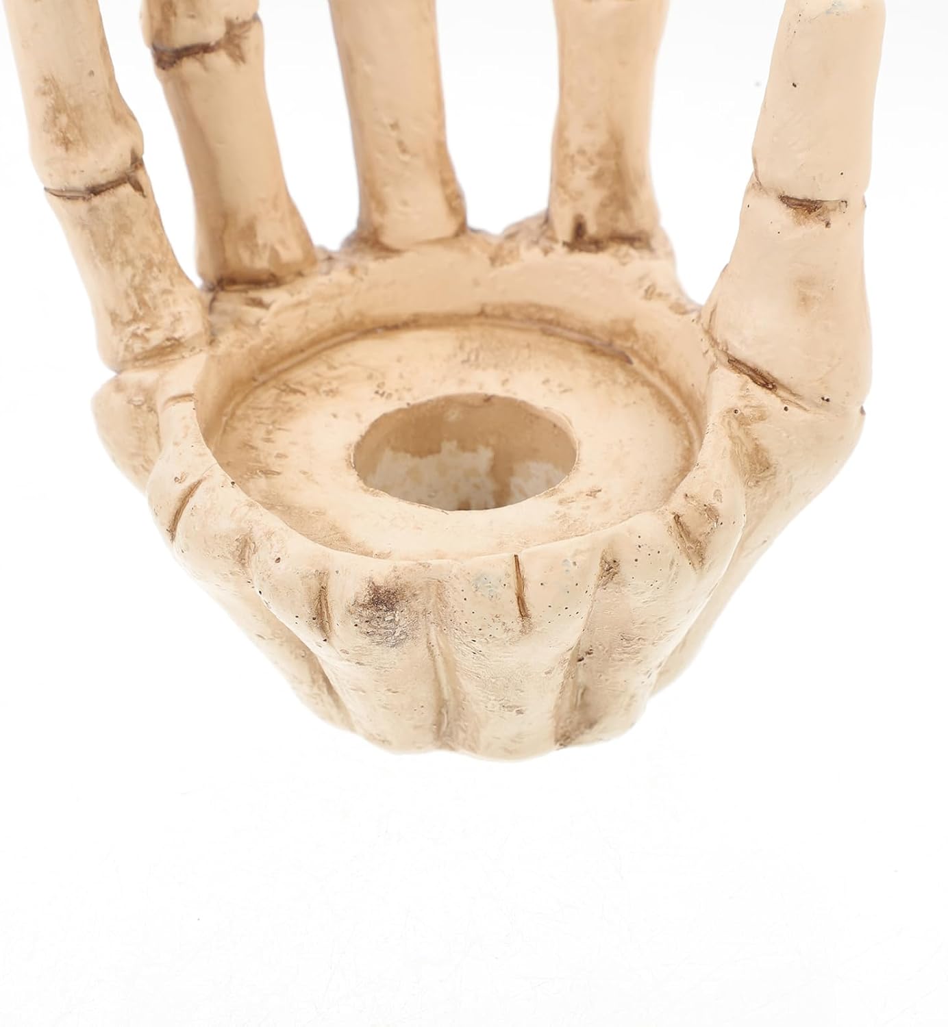 Gothic Skull Hand Candle Holder for Halloween
