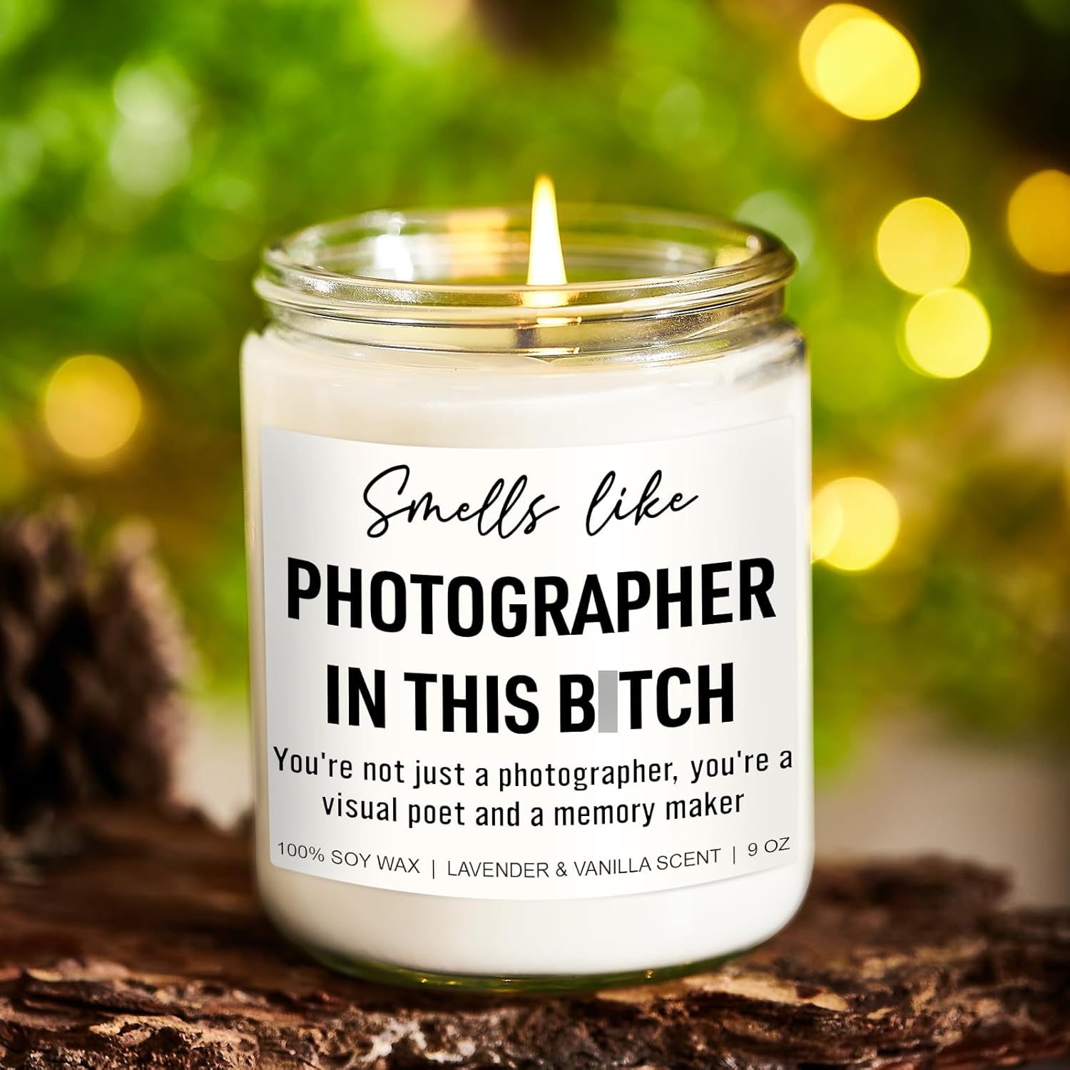 Surprise Smells Like Photographer Candle for Givers and Receivers