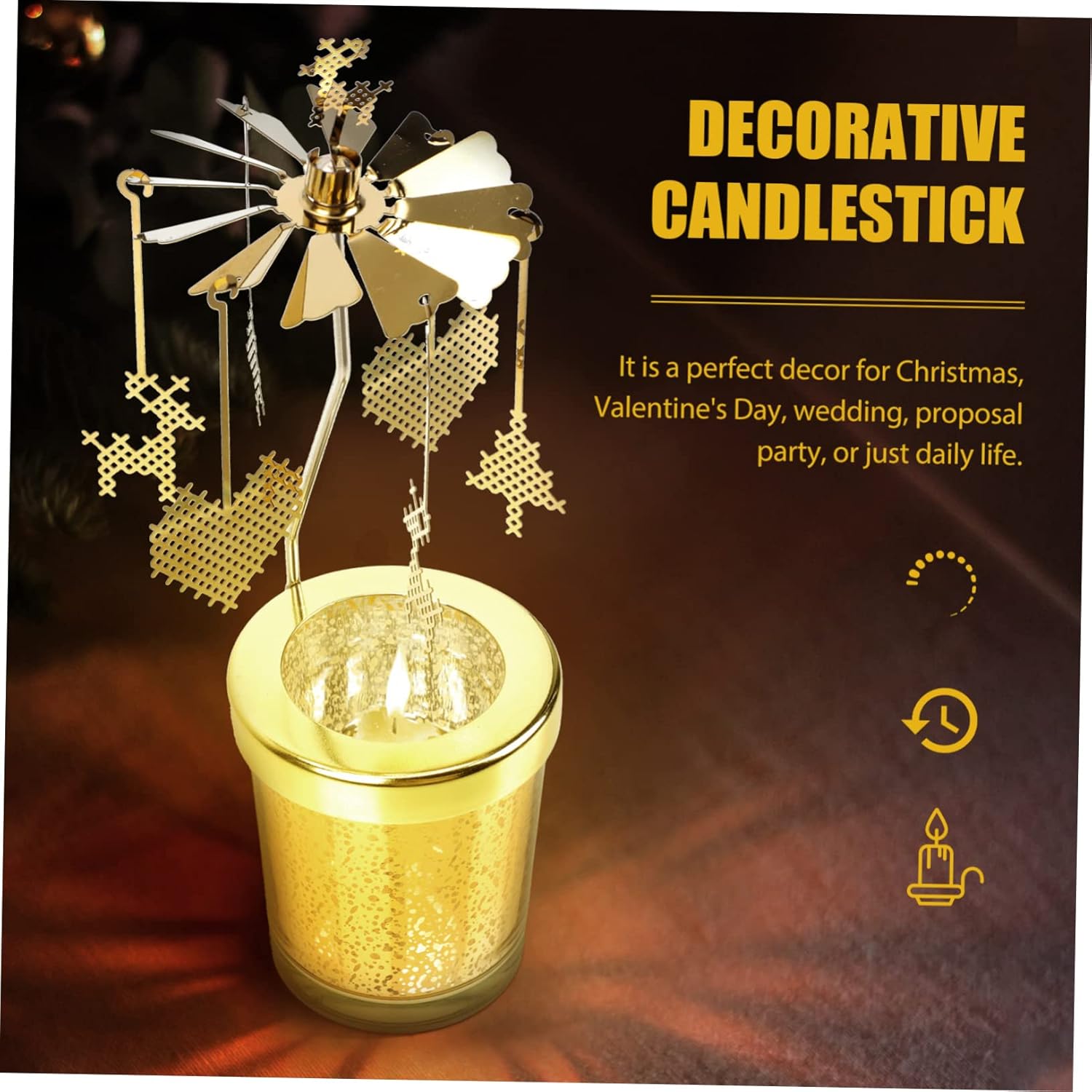Elegant Multi-functional Decorative Candle Holder for Romantic Parties