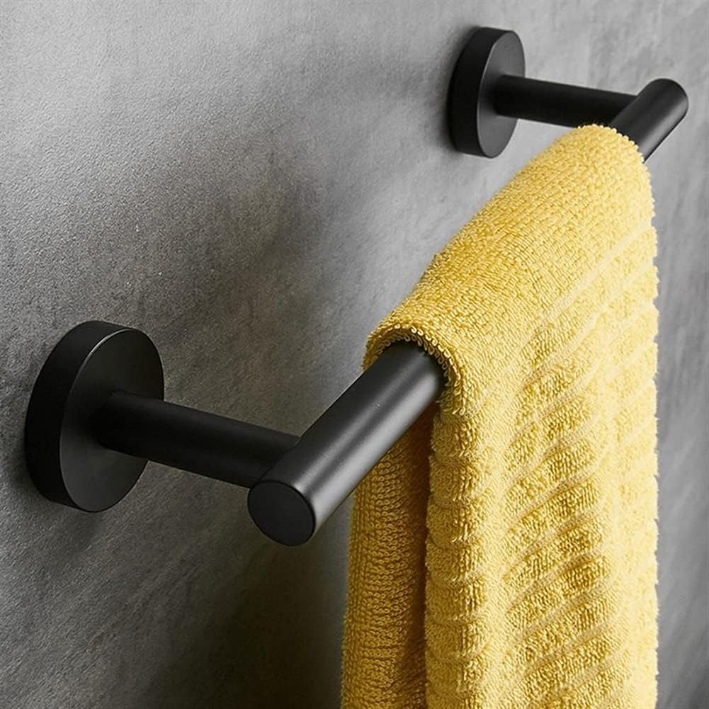 Black Stainless Steel Towel Rail for Bathroom Storage
