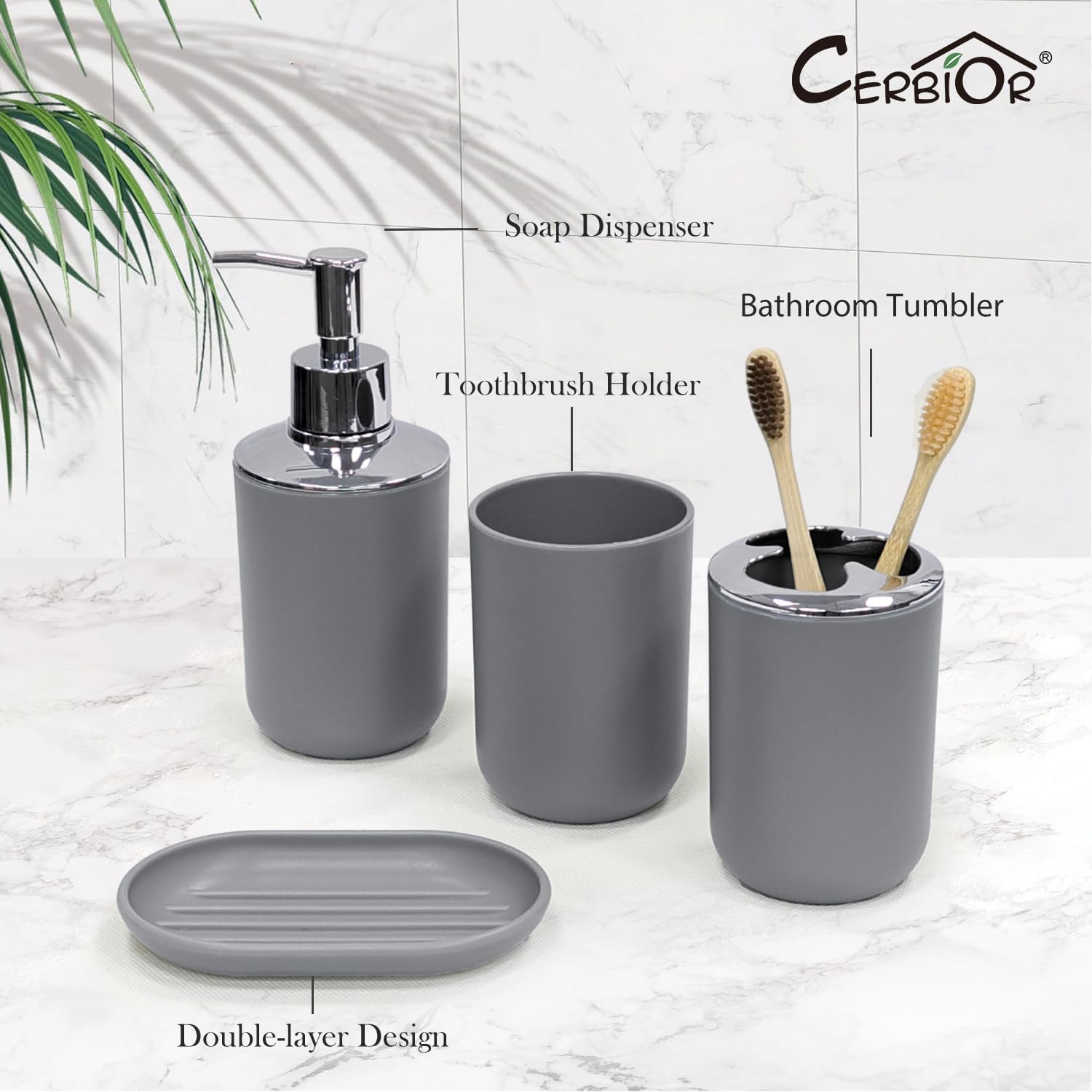 Elegant Bathroom Accessories Set