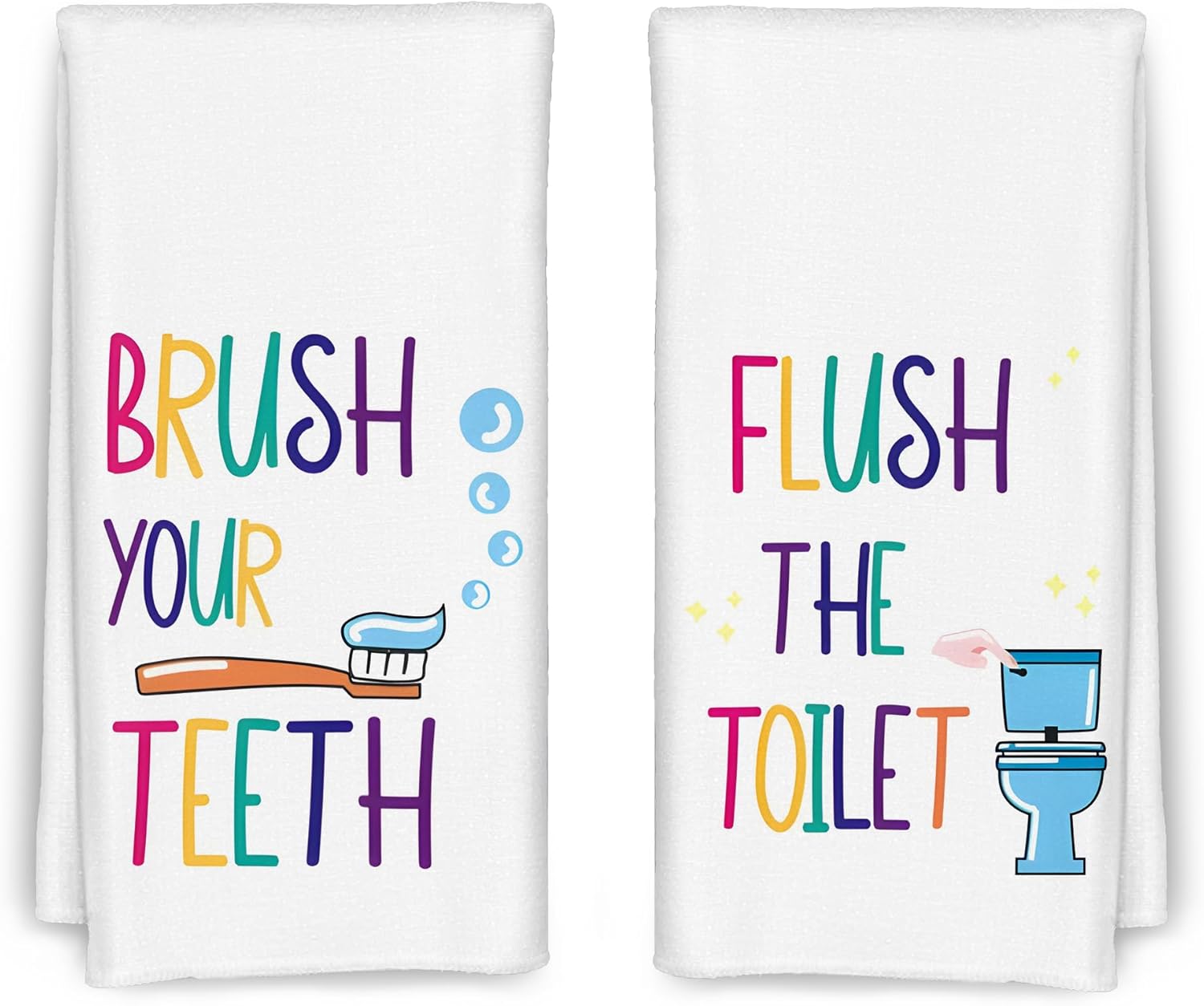 CIOJUNE Kids Bath Towels 16x24 Set of 2