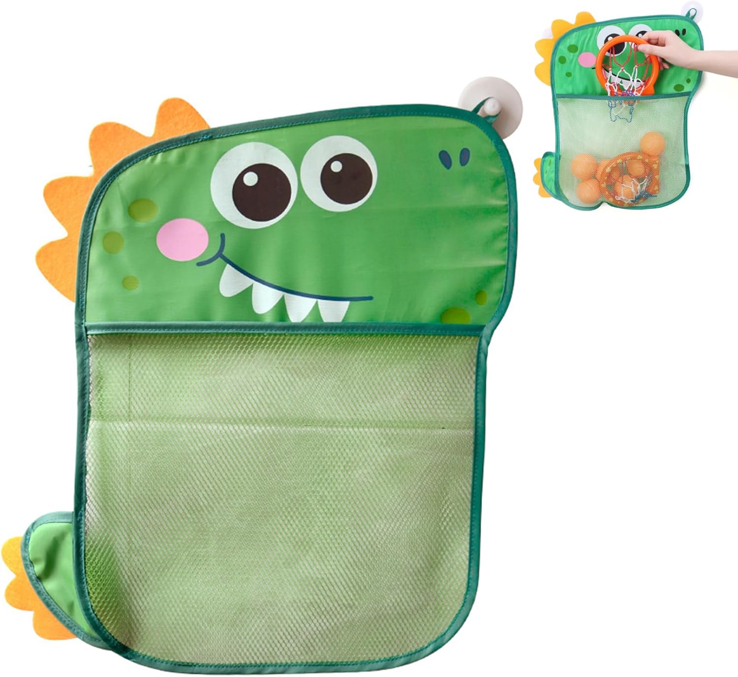 Baby Bath Toy Organizer with Dinosaur Design