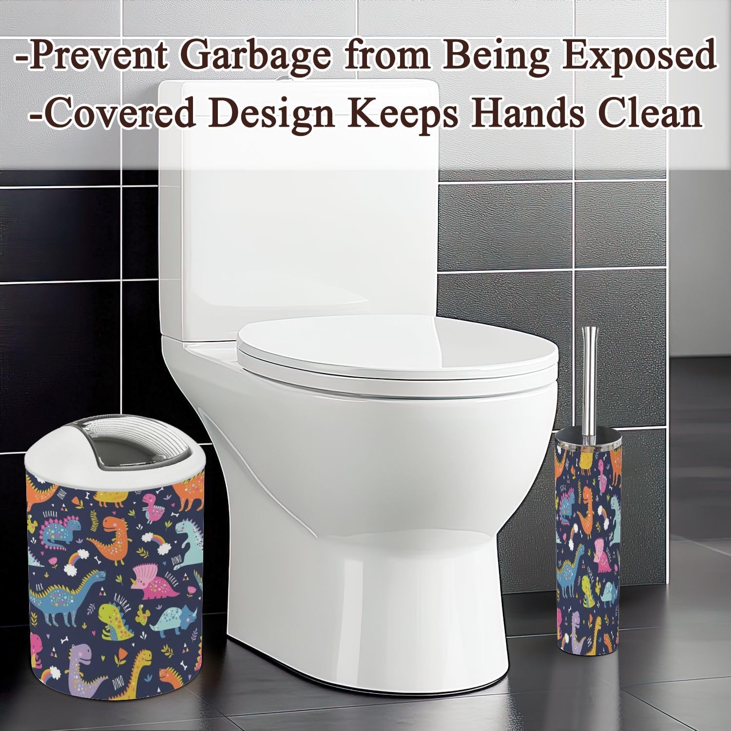 Bathroom Accessories Set with 6-Piece Collection