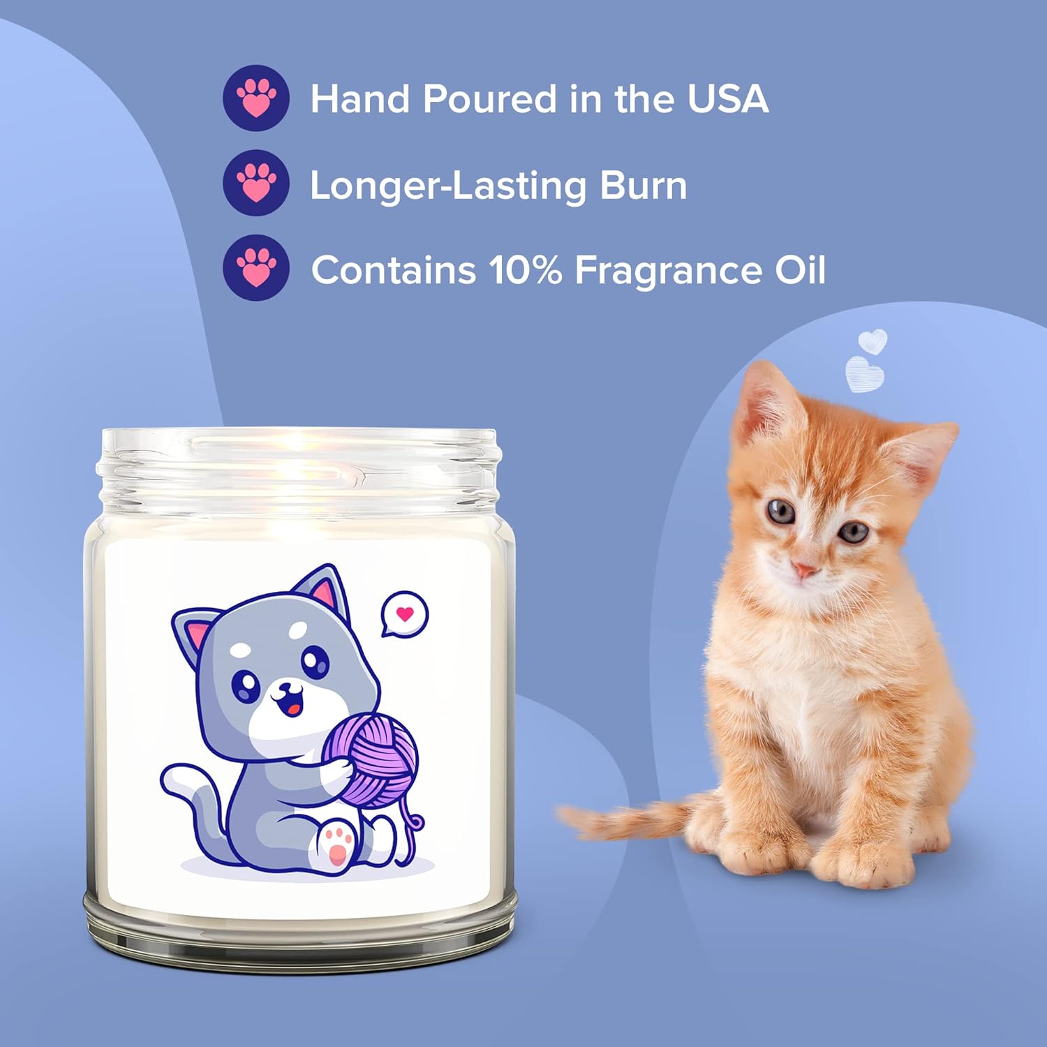 1OAK - Cat Lady Candle Lavender Flush Made in USA