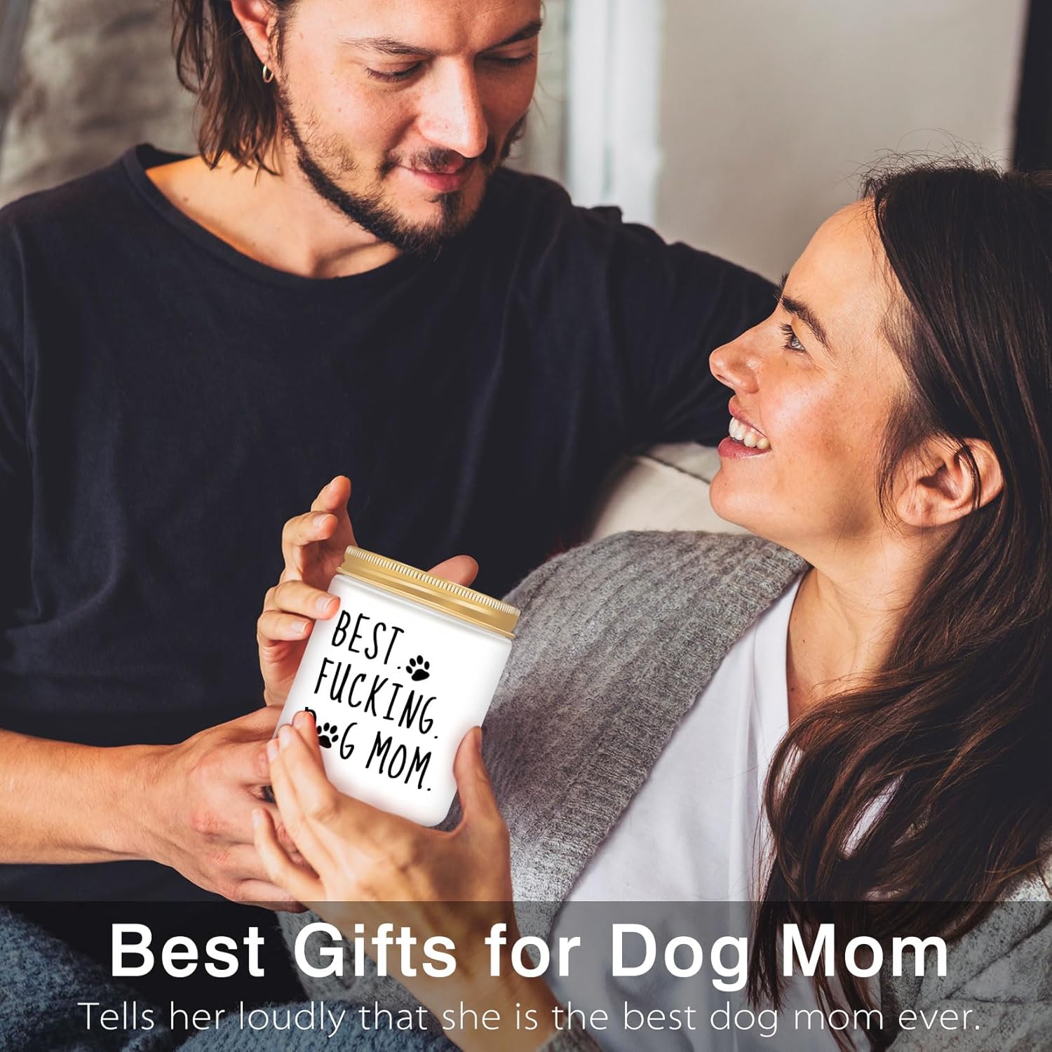 Lavender Scented Candles for Dog Mom Gifts