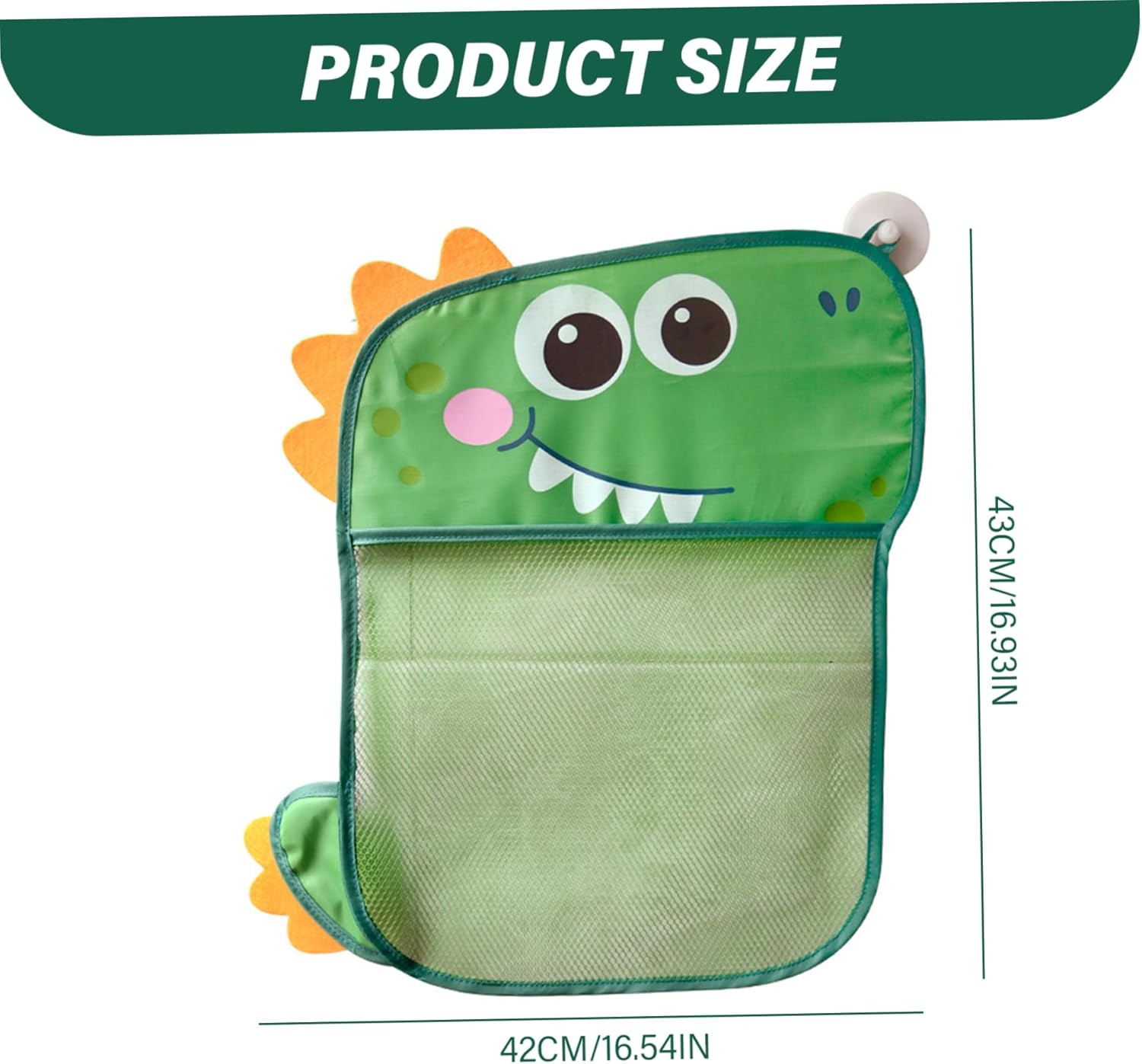 Baby Bath Toy Organizer with Dinosaur Design