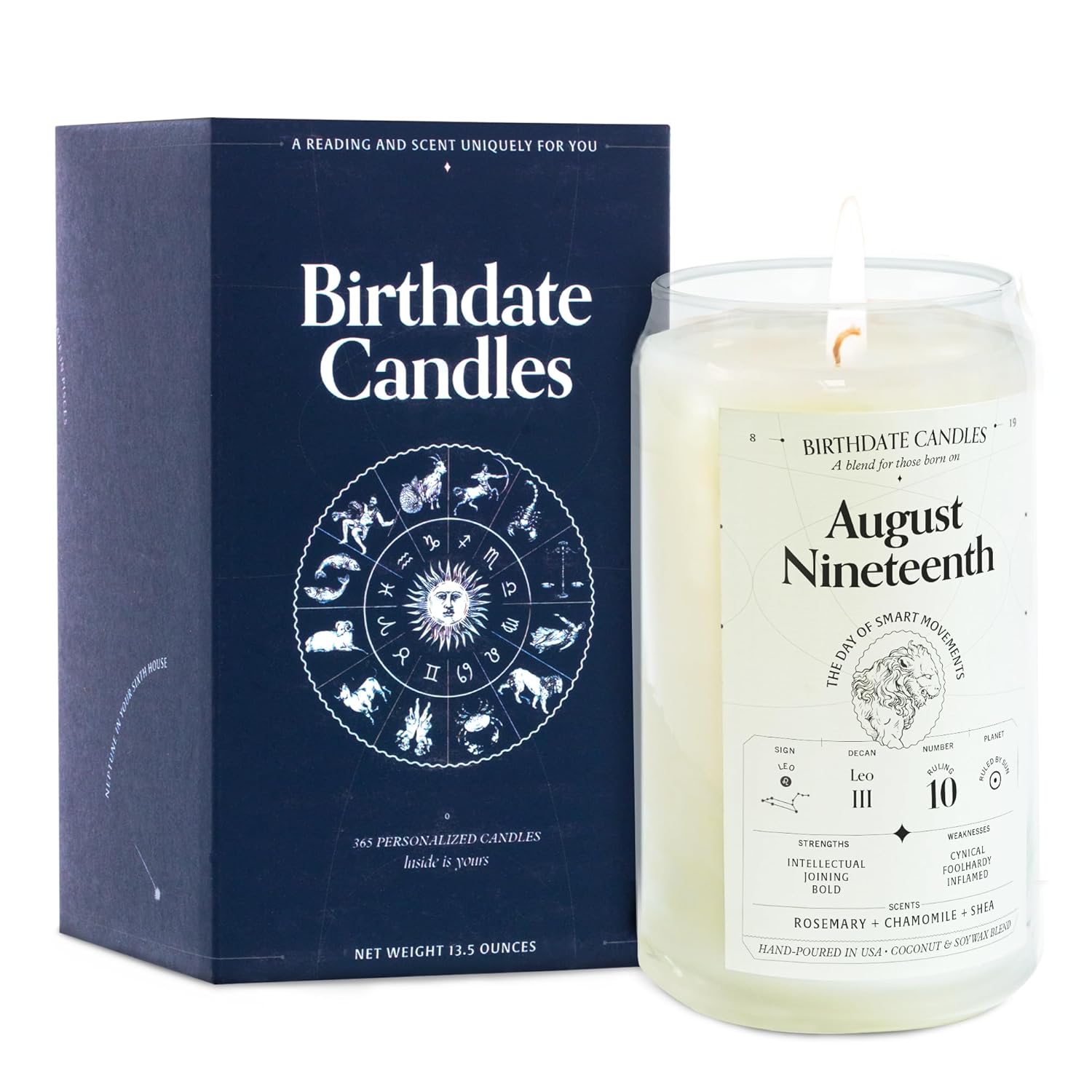 Luxe August 19 Leo Candle