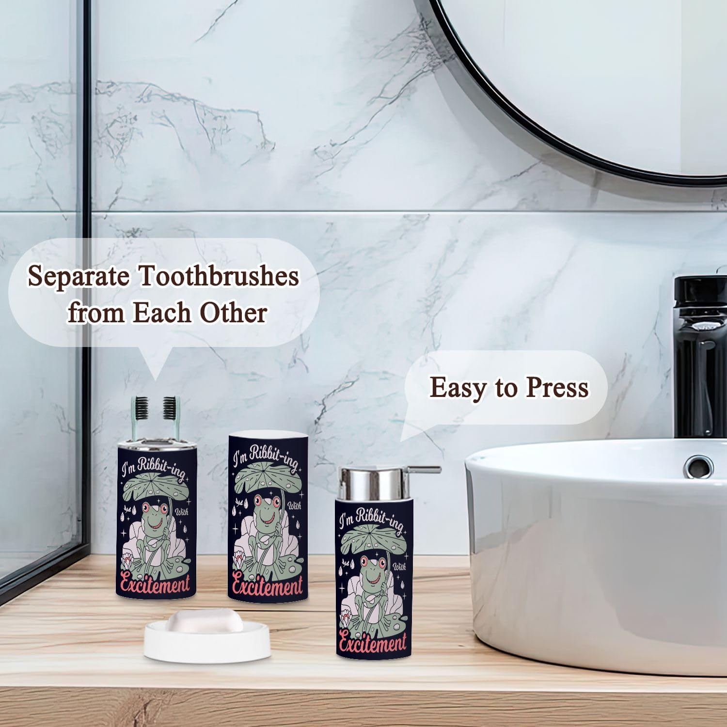 Frog Design 6-Piece - Stay Organized Stylish