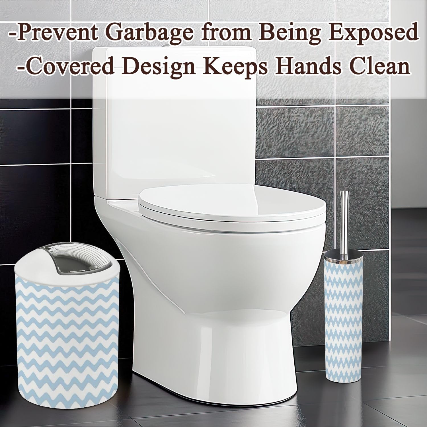 6-Piece Boho Bathroom Accessories Set