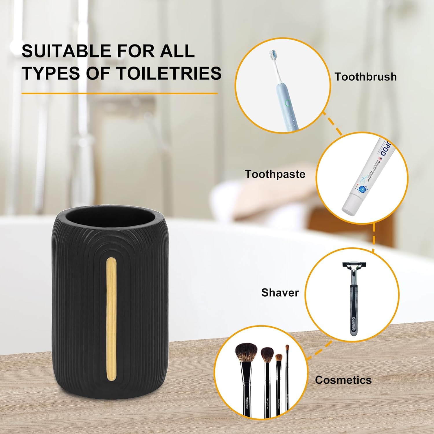 Elegant 3-Piece Bathroom Set