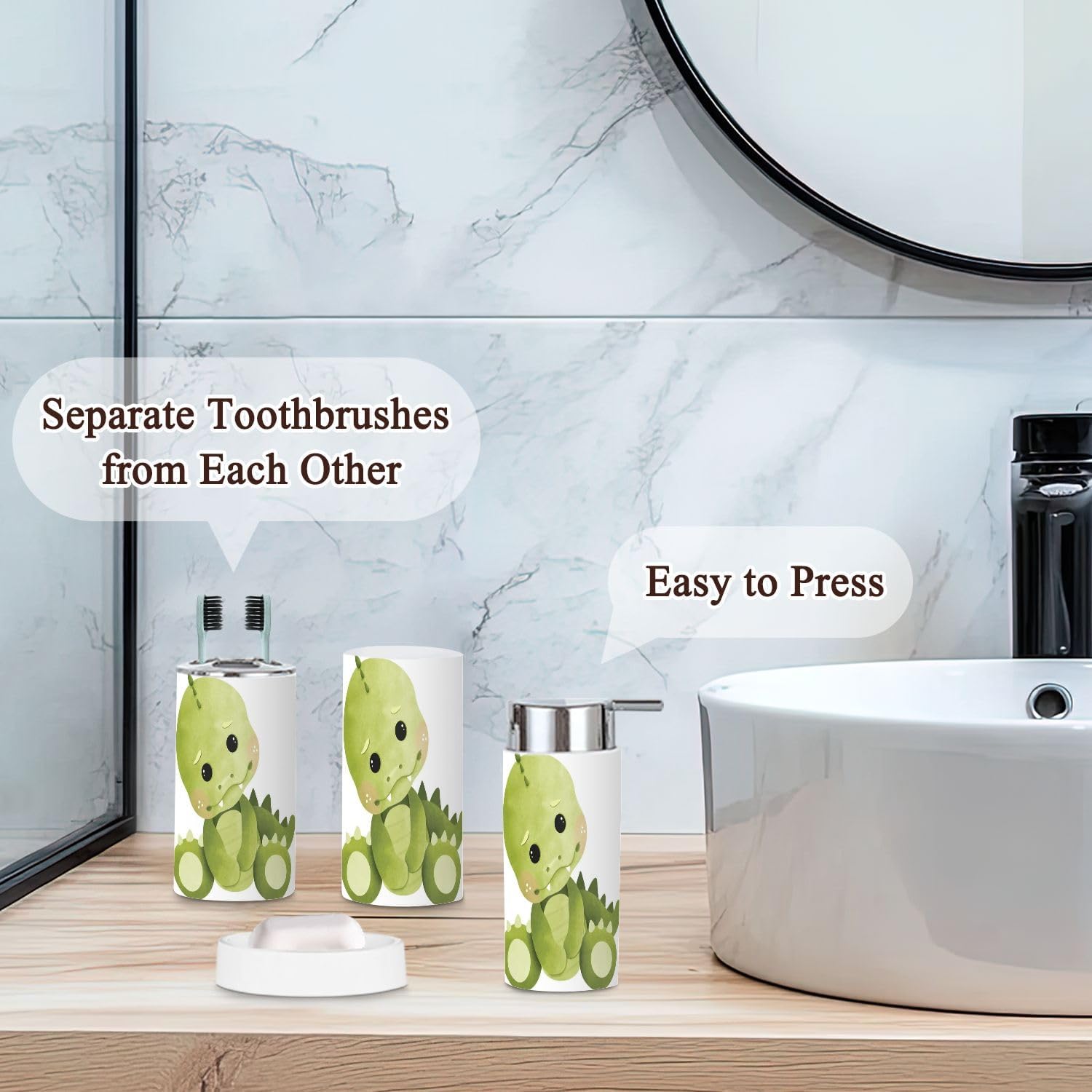 6-Piece Bathroom Storage Set