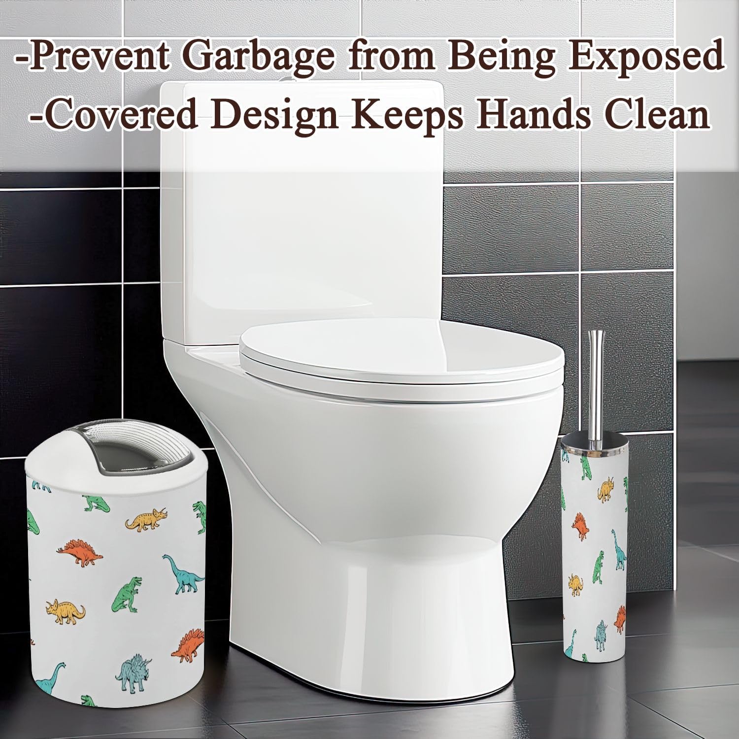 Complete Bathroom Accessories Set -- Durable Stylish for Your Daily Needs
