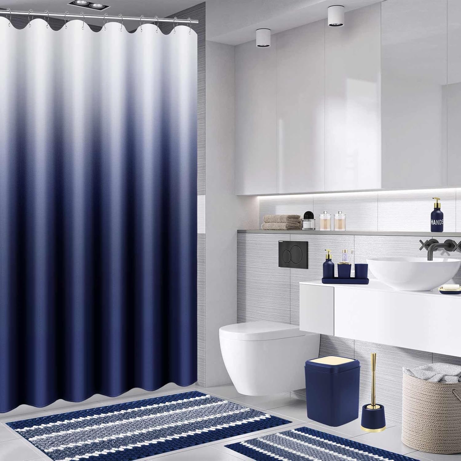 25-Piece Bathroom Essentials Set for Modern Homes
