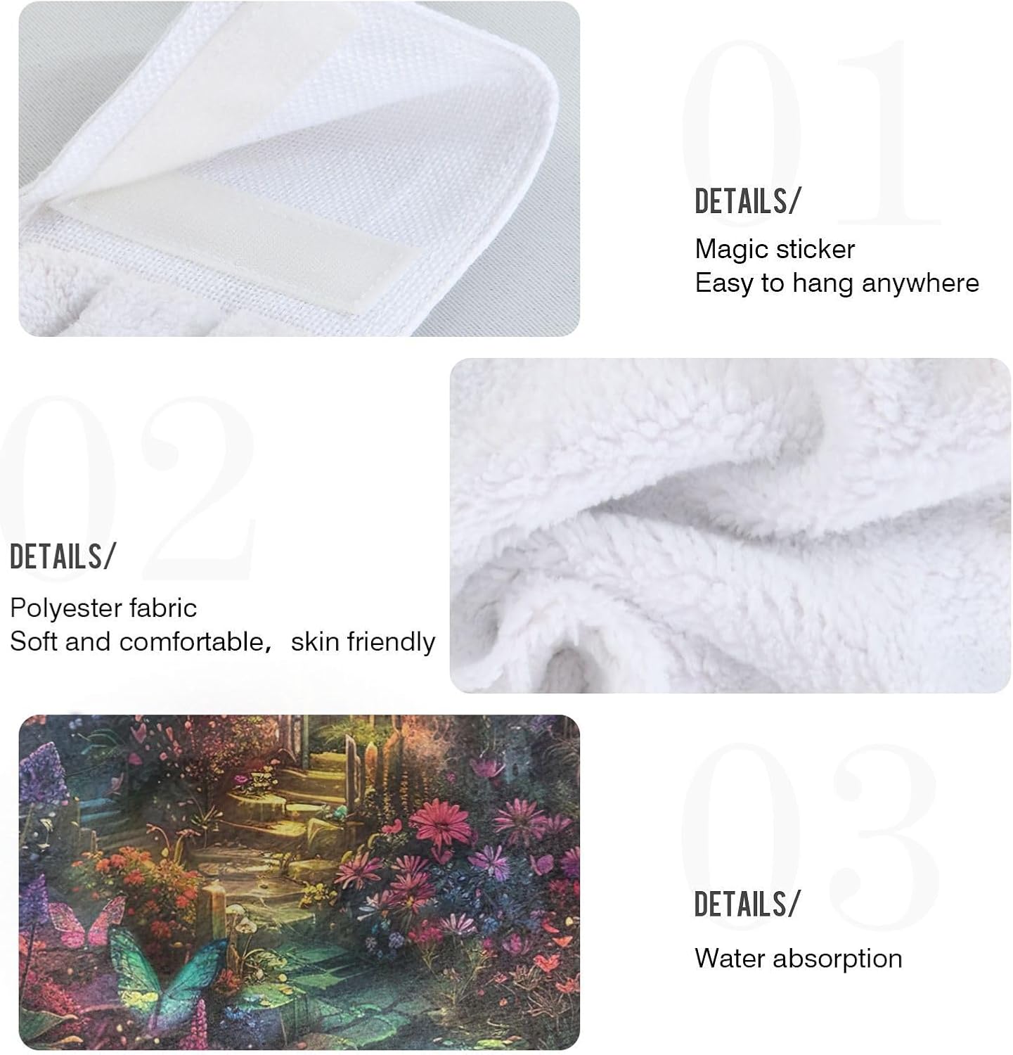 RPLife - Fairy HouseKids Bath Towels with Loops