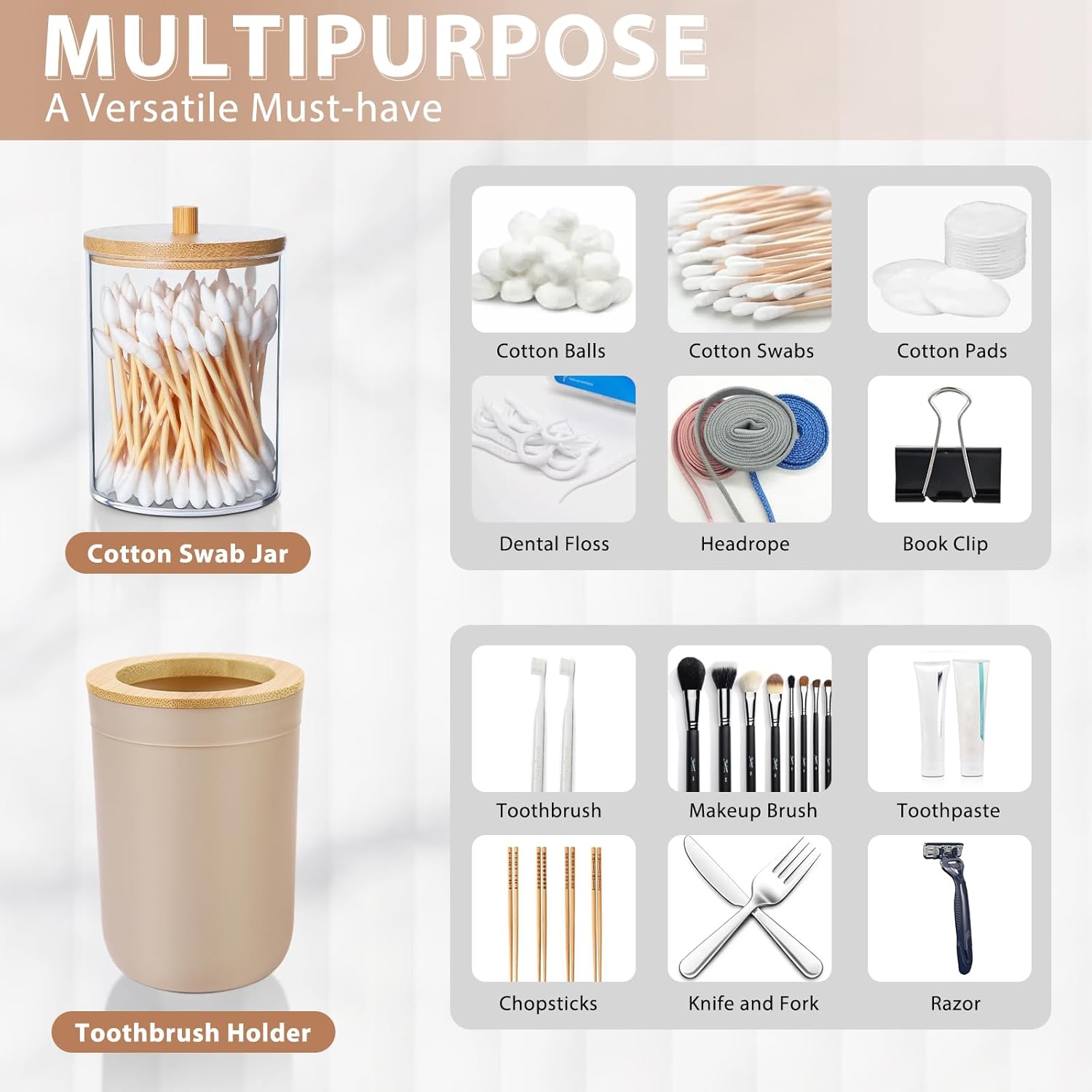 iMucci 5 Piece Bathroom Accessories Set