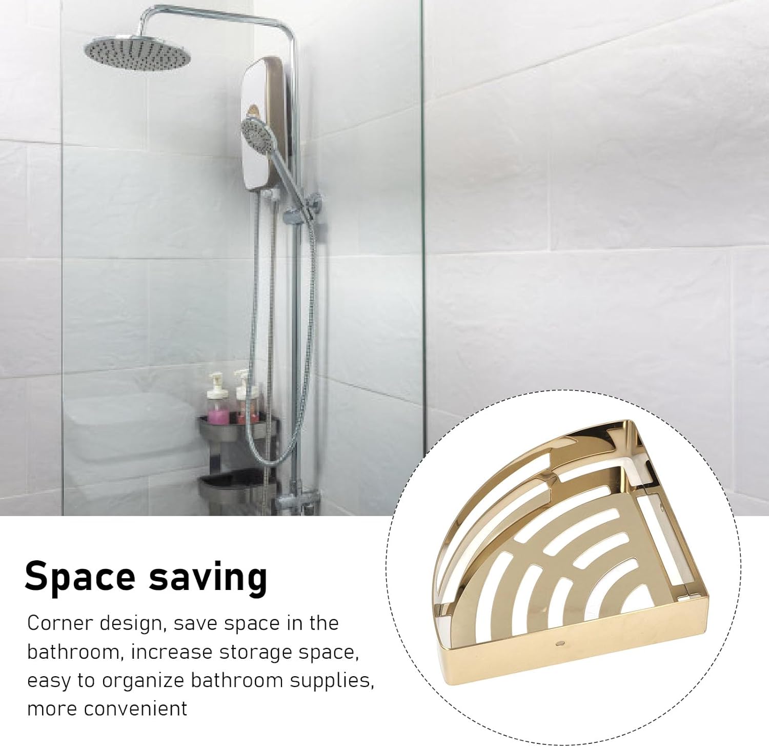 Stainless Steel Organiser for Corner
