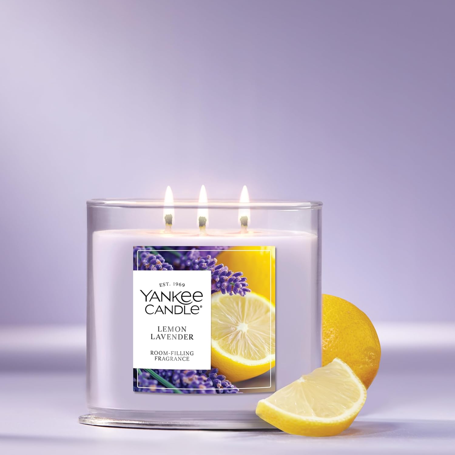 Yankee Candle Scented Candle Jar - Lemon Lavender