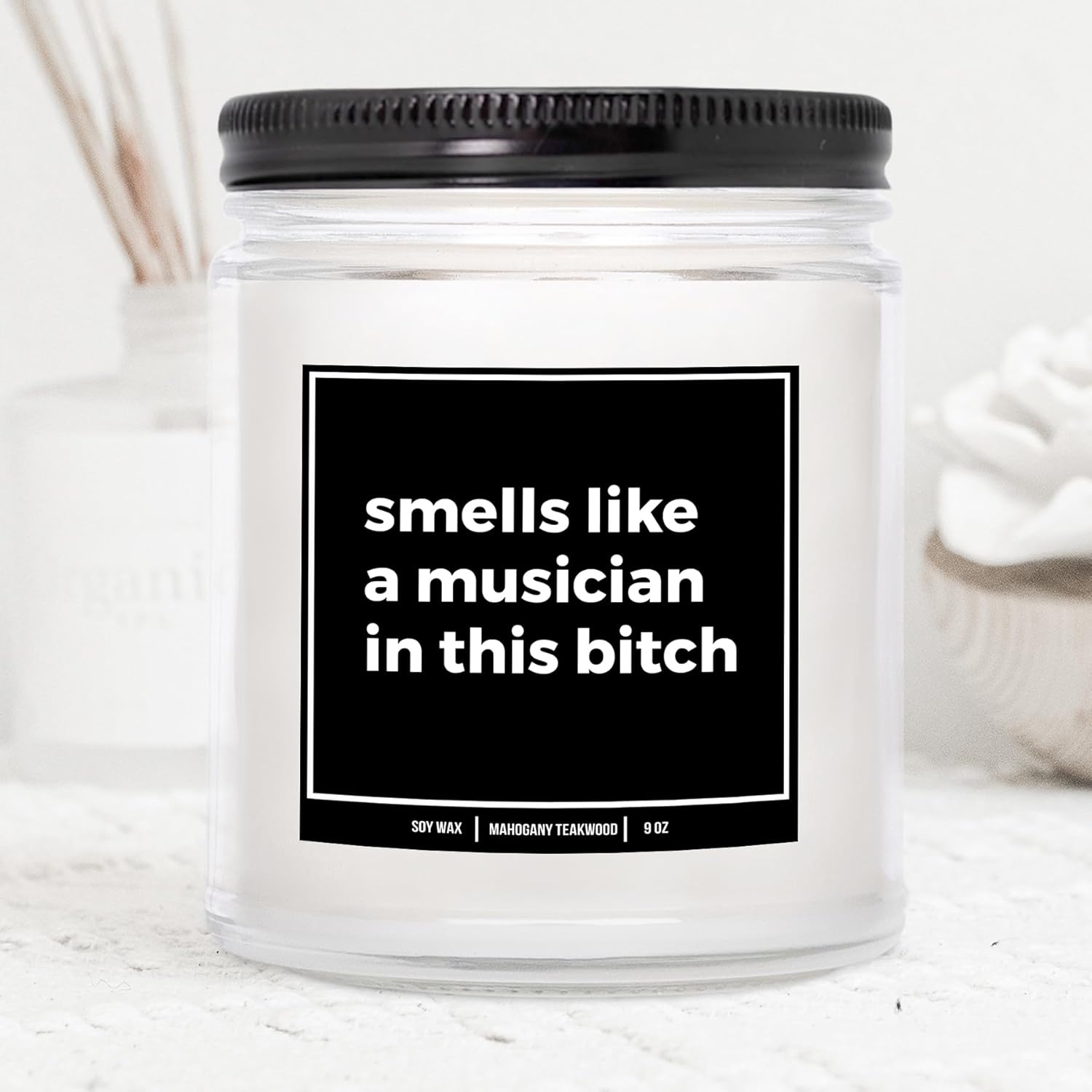 Personalized Music Candle