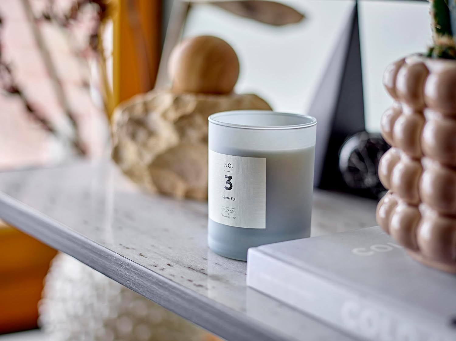 Experience a Sweet Fresh Santal Fig Candle by Bloomingville