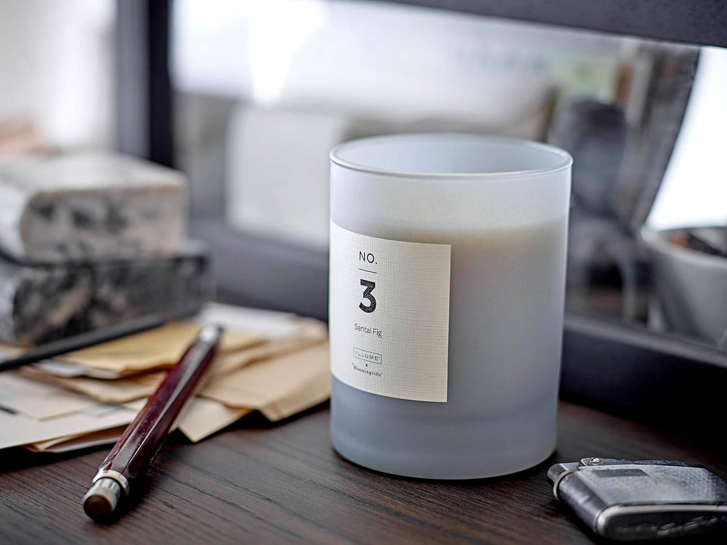 Experience a Sweet Fresh Santal Fig Candle by Bloomingville