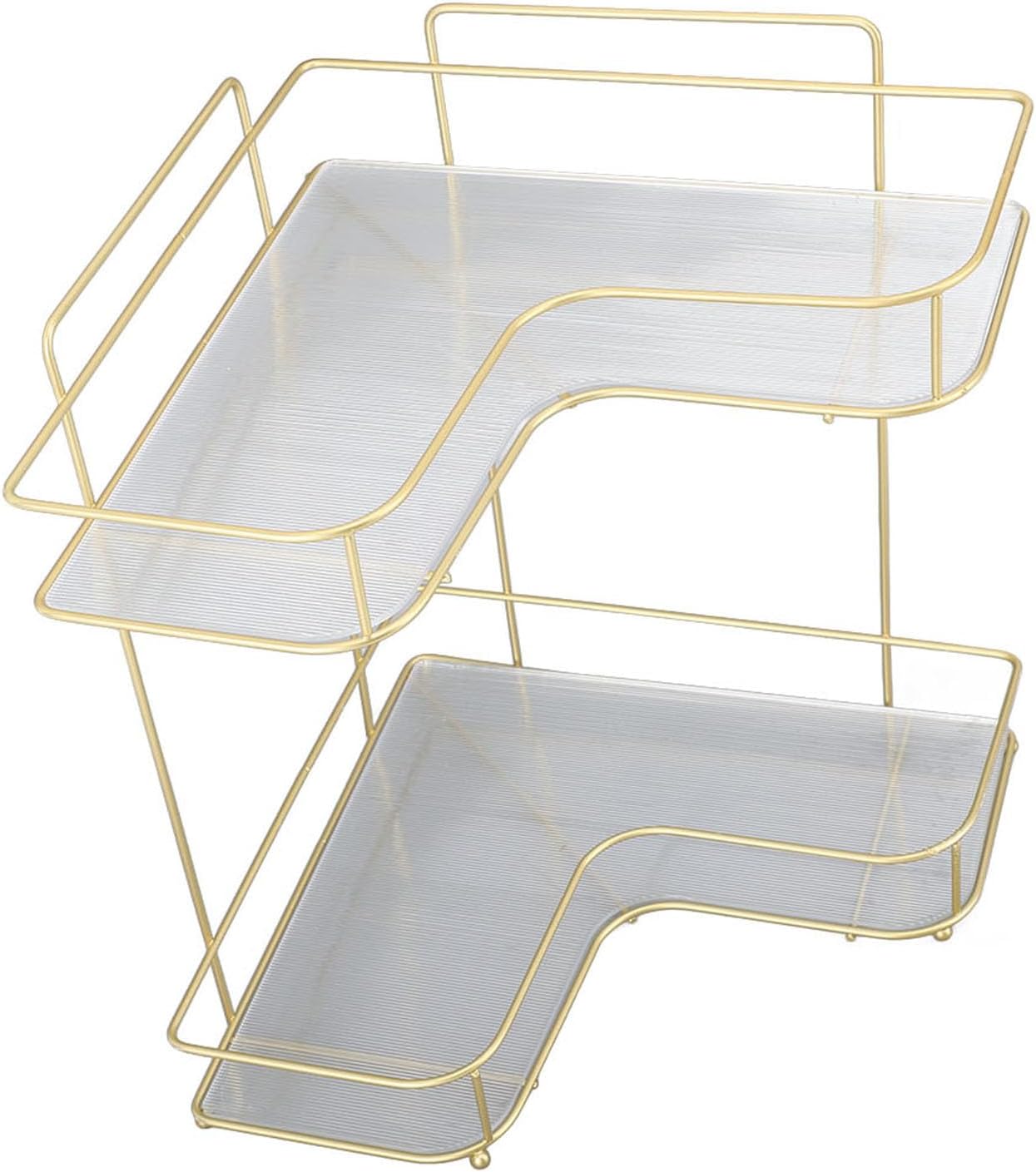 Corner Bathroom Organiser with Adjustable Shelves