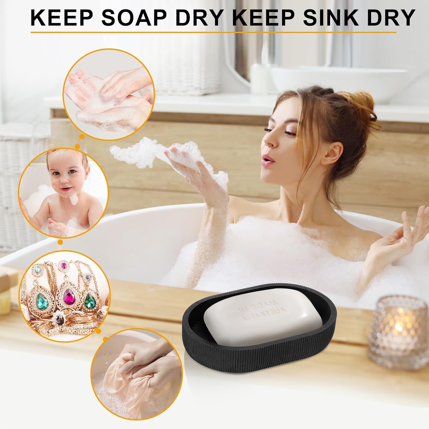 Elegant 3-Piece Bathroom Set